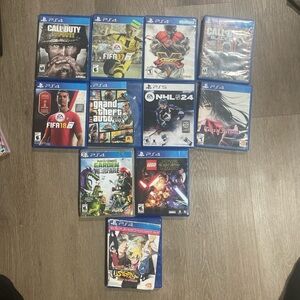 PS4 Game Collection - Various Titles